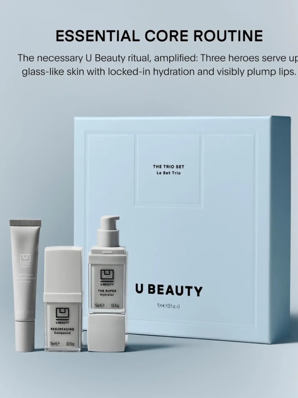 U Beauty | The Trio Set | Brand new!